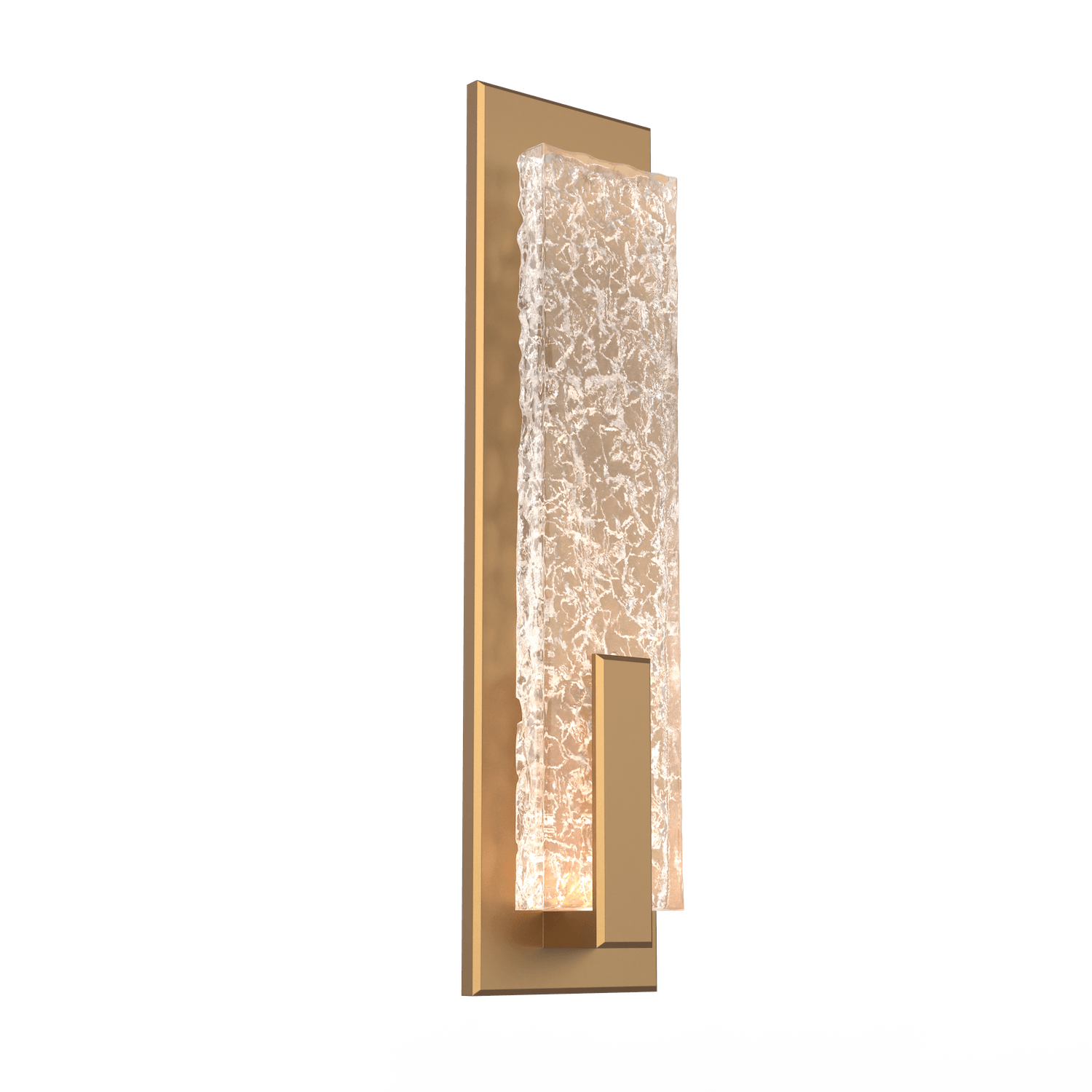 IDB0061-19-NB-GC-Hammerton-Studio-Glacier-wall-sconce-with-novel-brass-finish-and-clear-blown-glass-with-geo-clear-cast-glass-diffusers-and-LED-lamping