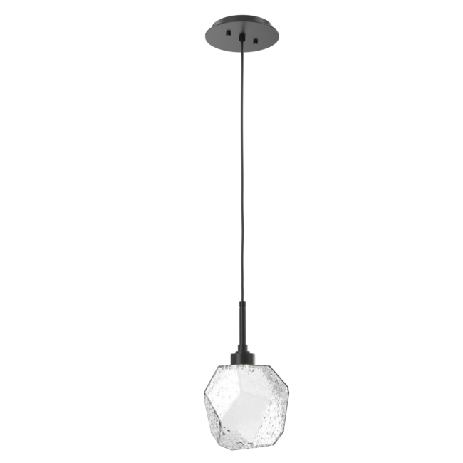 LAB0039-01-MB-C-Hammerton-Studio-Gem-pendant-light-with-matte-black-finish-and-clear-blown-glass-shades-and-LED-lamping