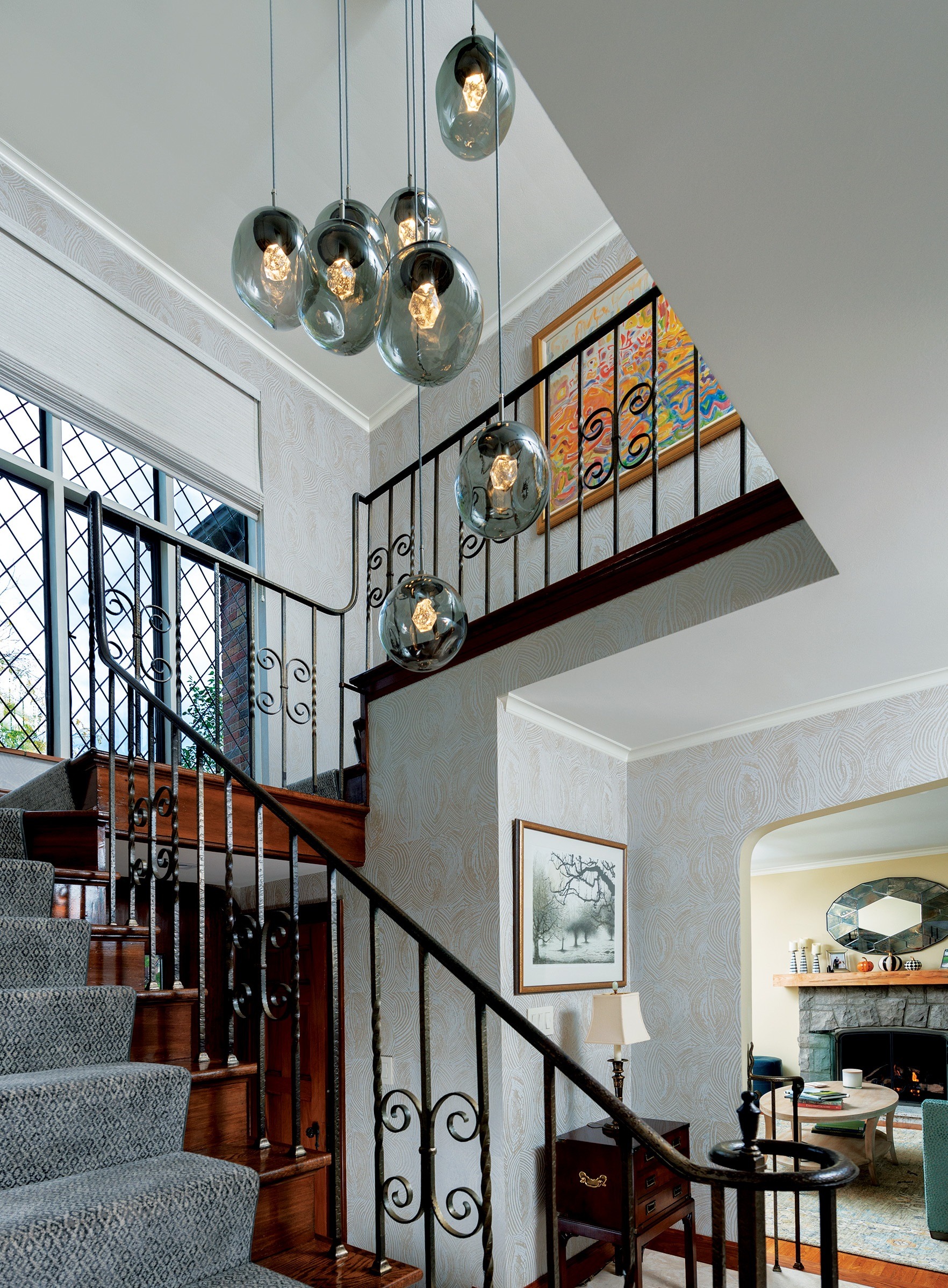 Aster Square Pendant Chandelier | Carol Schaper Interiors