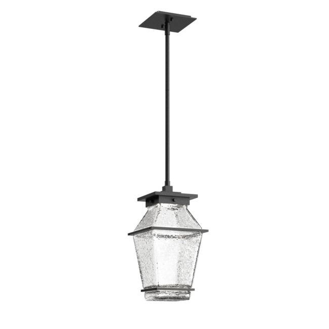 OPB0077-01-TB-C-Hammerton-Studio-Landmark-16-inch-outdoor-pendant-light-with-textured-black-finish-and-clear-blown-glass-shades-and-LED-lamping