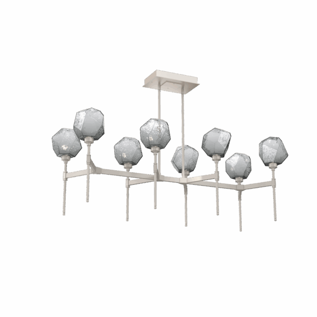 PLB0039-50-BS-S-Hammerton-Studio-Gem-50-inch-linear-belvedere-chandelier-with-metallic-beige-silver-finish-and-smoke-blown-glass-shades-and-LED-lamping
