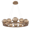 CHB0089-0C-NB-B-Hammerton-Studio-Mesa-36-inch-ring-chandelier-with-novel-brass-finish-and-bronze-blown-glass-shades-and-LED-lamping