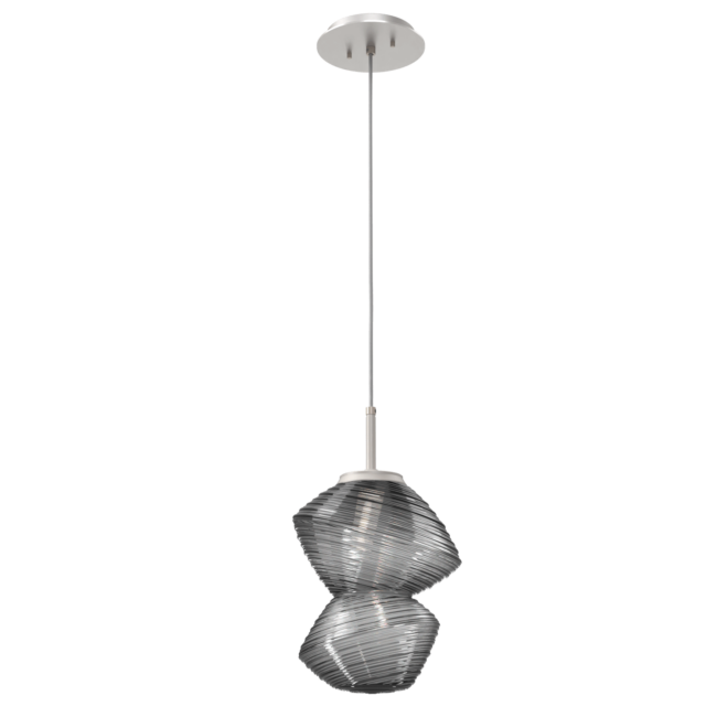 LAB0089-01-BS-S-Hammerton-Studio-Mesa-pendant-light-with-metallic-beige-silver-finish-and-smoke-blown-glass-shades-and-LED-lamping