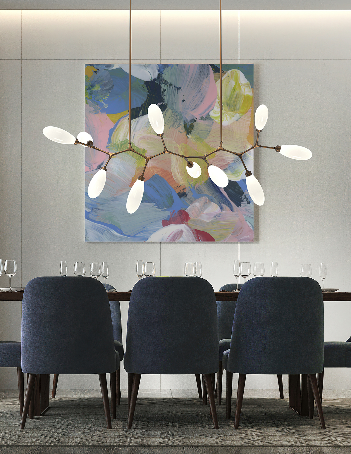 Fiori Modern Branch Chandelier