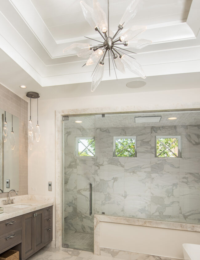 Rock Crystal Starburst Chandelier | Matt Mansueto Photography