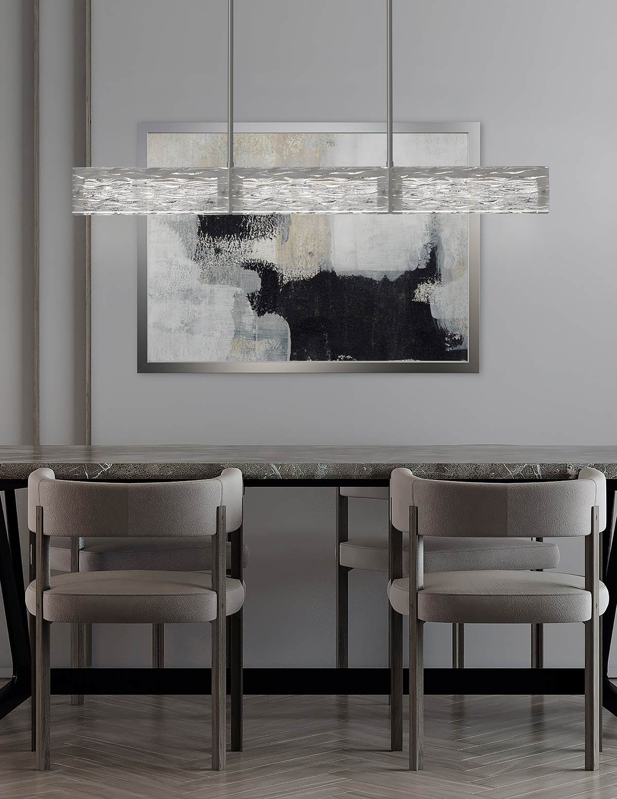 Tabulo Linear Chandelier