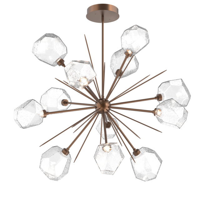 CHB0039-0H-BB-C-Hammerton-Studio-Gem-48-inch-starburst-chandelier-with-burnished-bronze-finish-and-clear-blown-glass-shades-and-LED-lamping