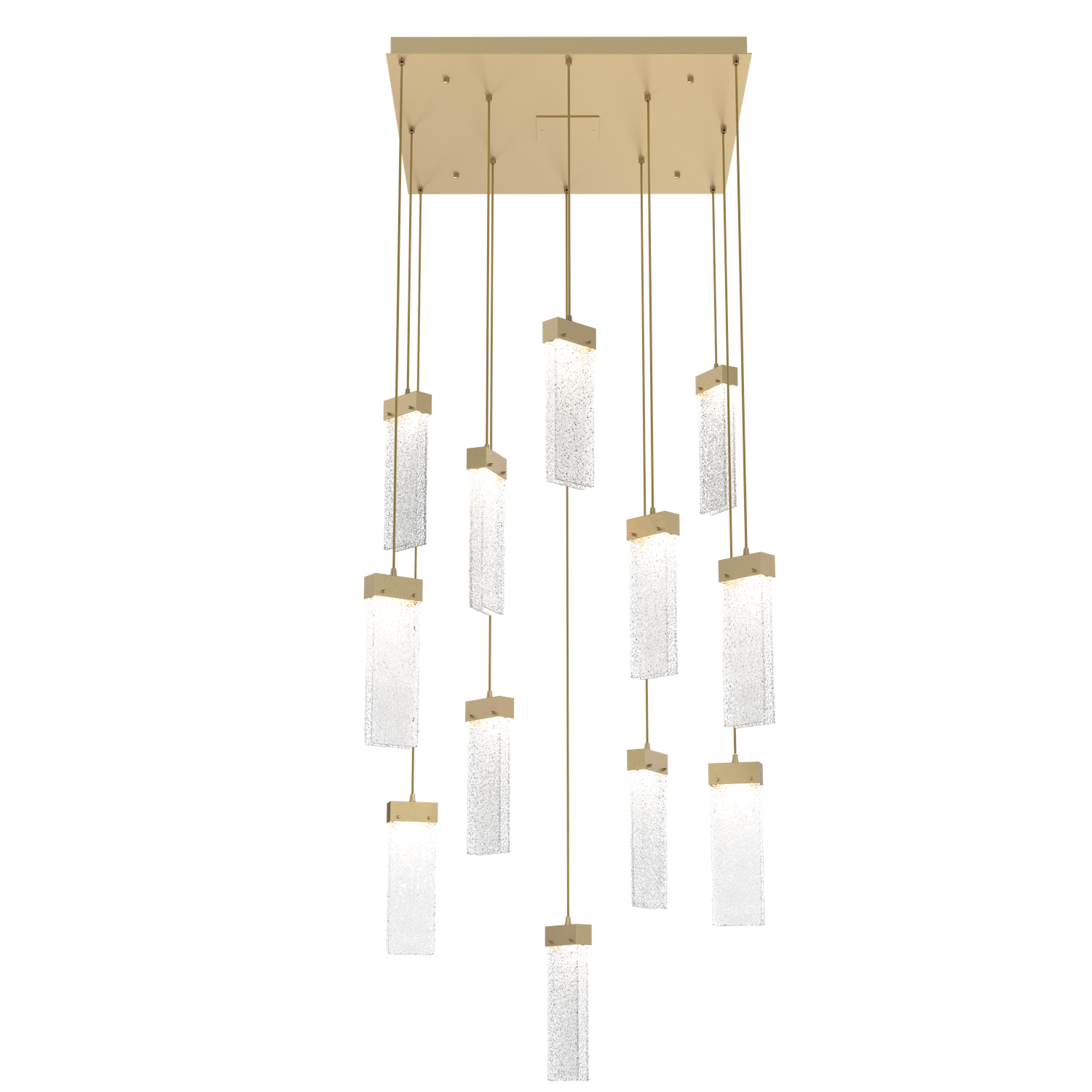 CHB0042-12-GB-CR-Hammerton-Studio-Parallel-12-light-square-pendant-chandelier-with-gilded-brass-finish-and-crackled-rimelight-glass-shades-and-LED-lamping