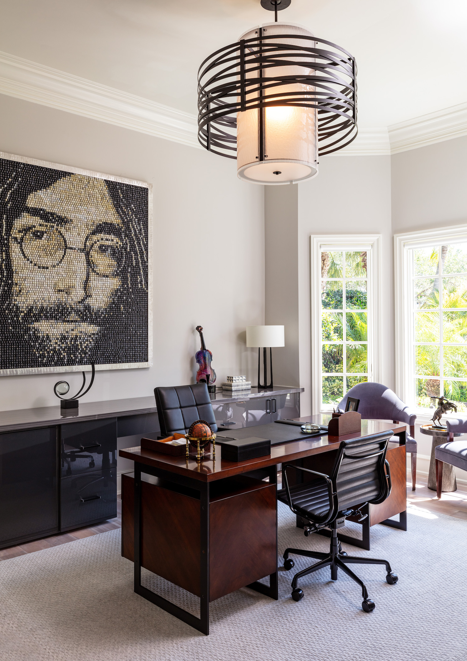 Tempest Double Drum Chandelier | Spectrum Interiors, Nickolas Sargent Photography