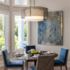 Tweed Drum Chandelier | Spectrum Interiors, Nickolas Sargent Photography