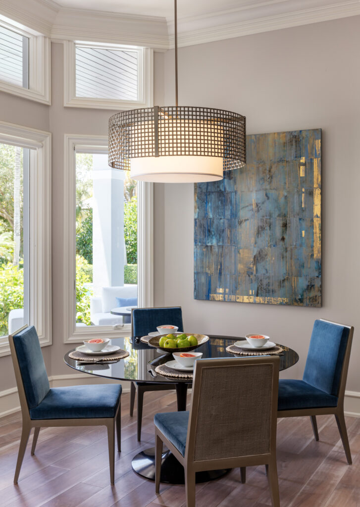 Tweed Drum Chandelier | Spectrum Interiors, Nickolas Sargent Photography
