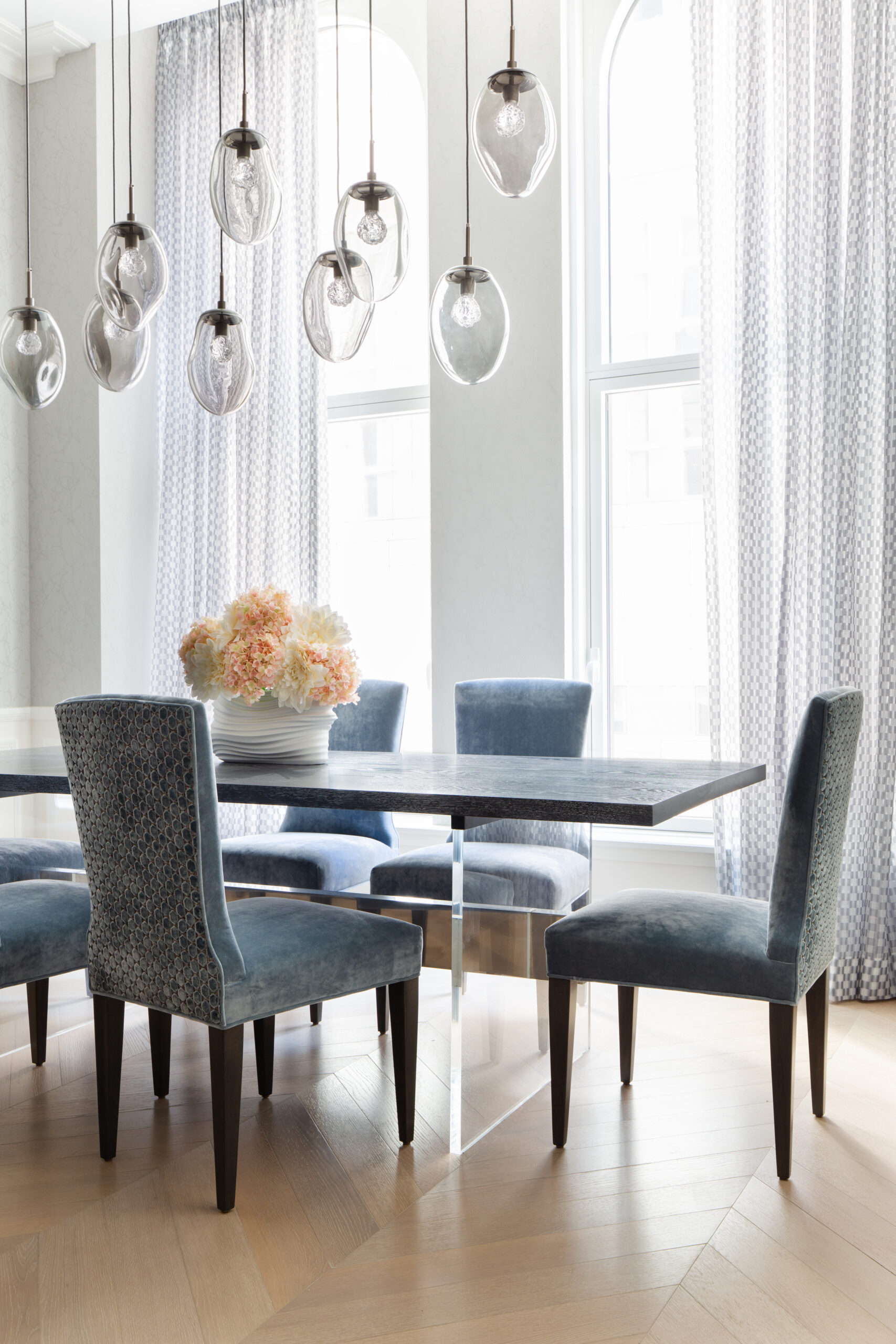 Meteo Linear Pendant Chandelier | Bespoke Design, Jacqueline Clair Photography