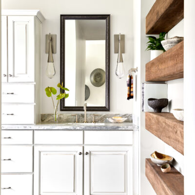 Raindrop Sconce | Stephanie Larsen Design, Laura Moss Photography