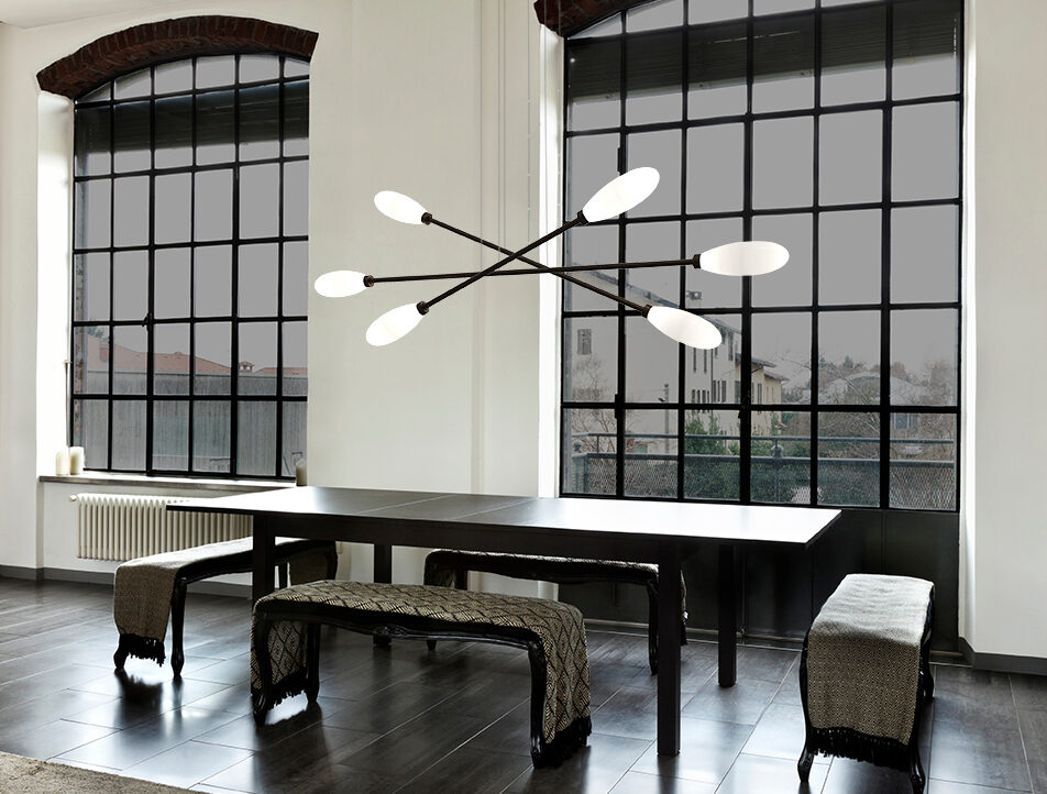 Fiori Moda Multi-Piece Linear Chandelier