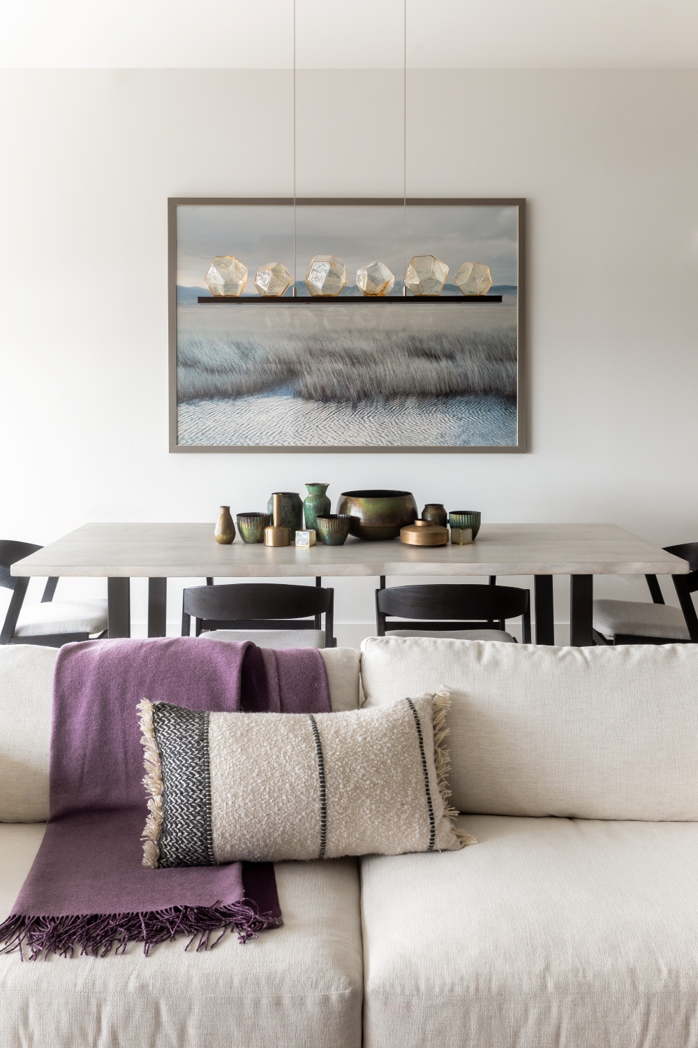 Gem Linear Chandelier | Carrie Delany Interior Design, Lindsay Salazar Photography