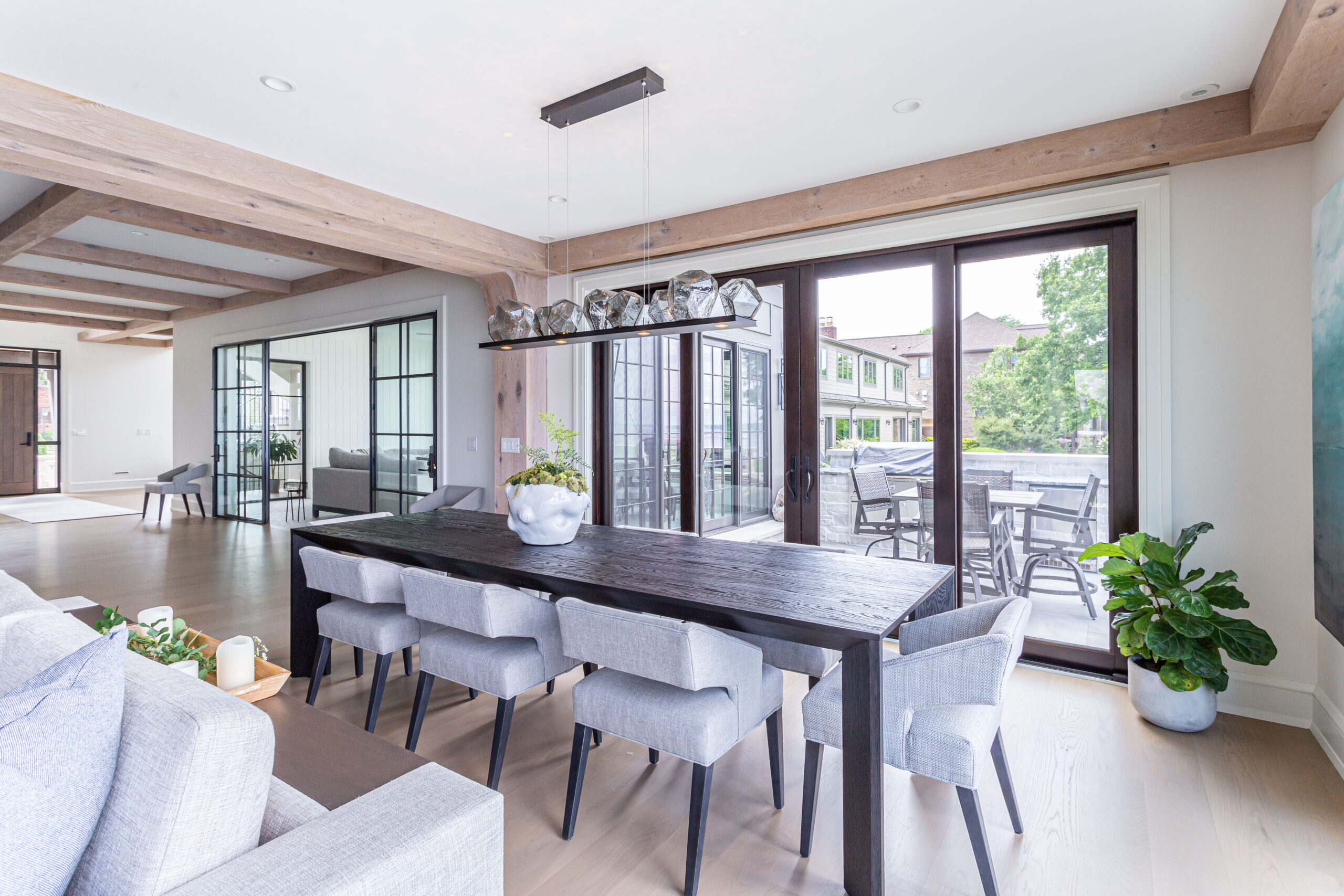 Gem Linear Chandelier | SMC Design, Caitlyn Antje Photography