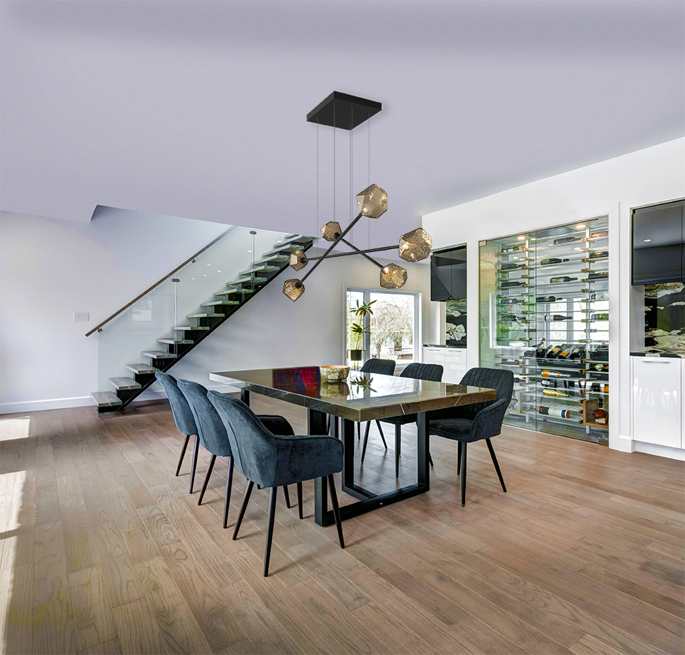 Gem Moda Multi-Piece Linear Chandelier