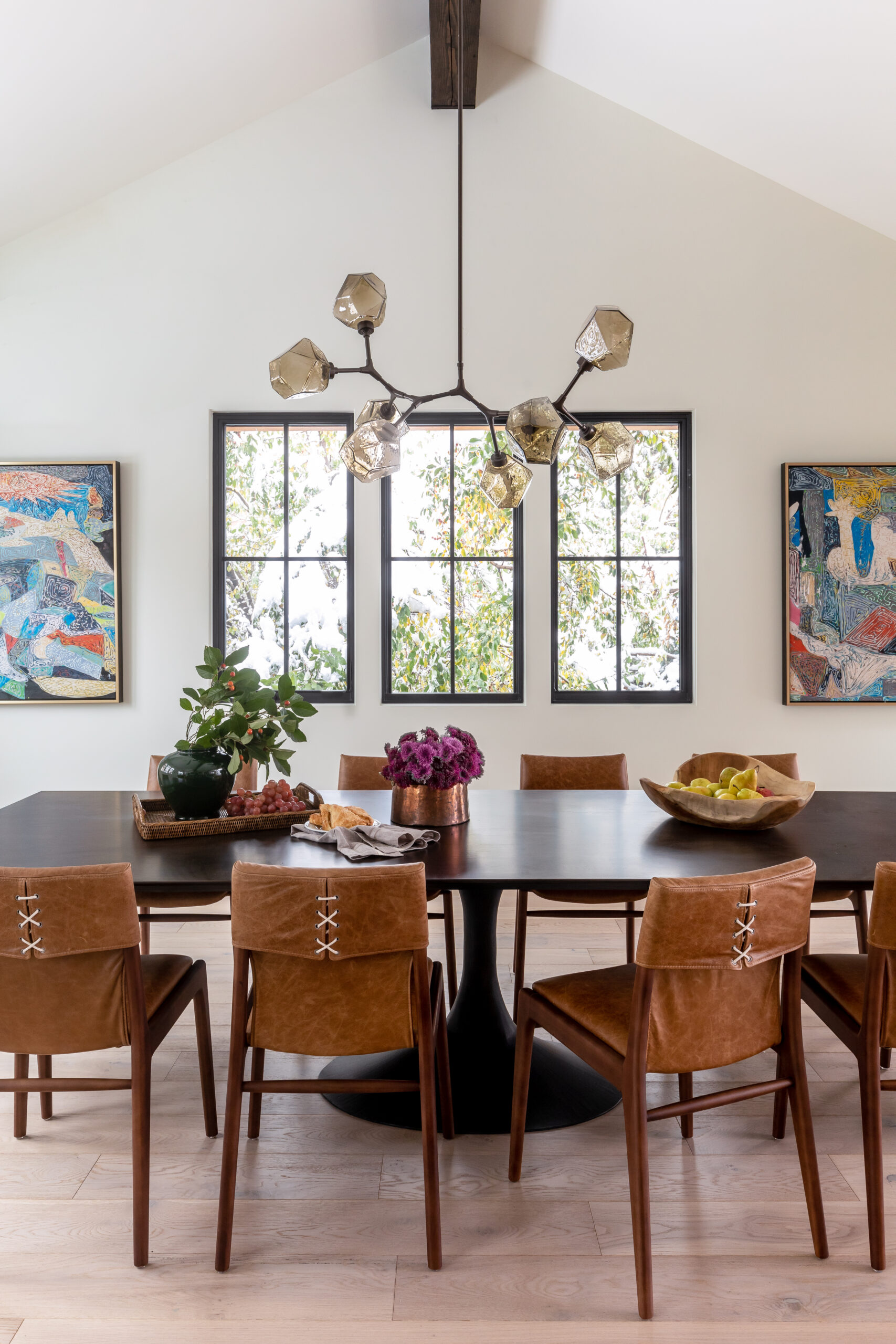 Gem Modern Branch Chandelier | Carrie Delany Interior Design, Lindsay Salazar Photography