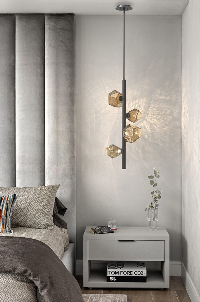 Gem Twisted Vine Chandelier