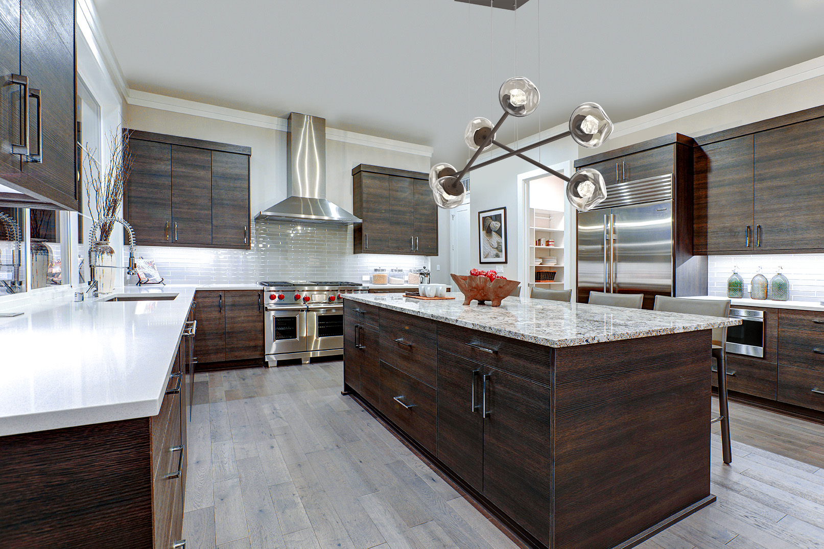 Luna Moda Multi-Piece Linear Chandelier