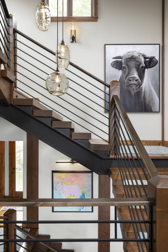 Misto Round Pendant Chandelier | LKW Design, Kimberly Gavin Photography