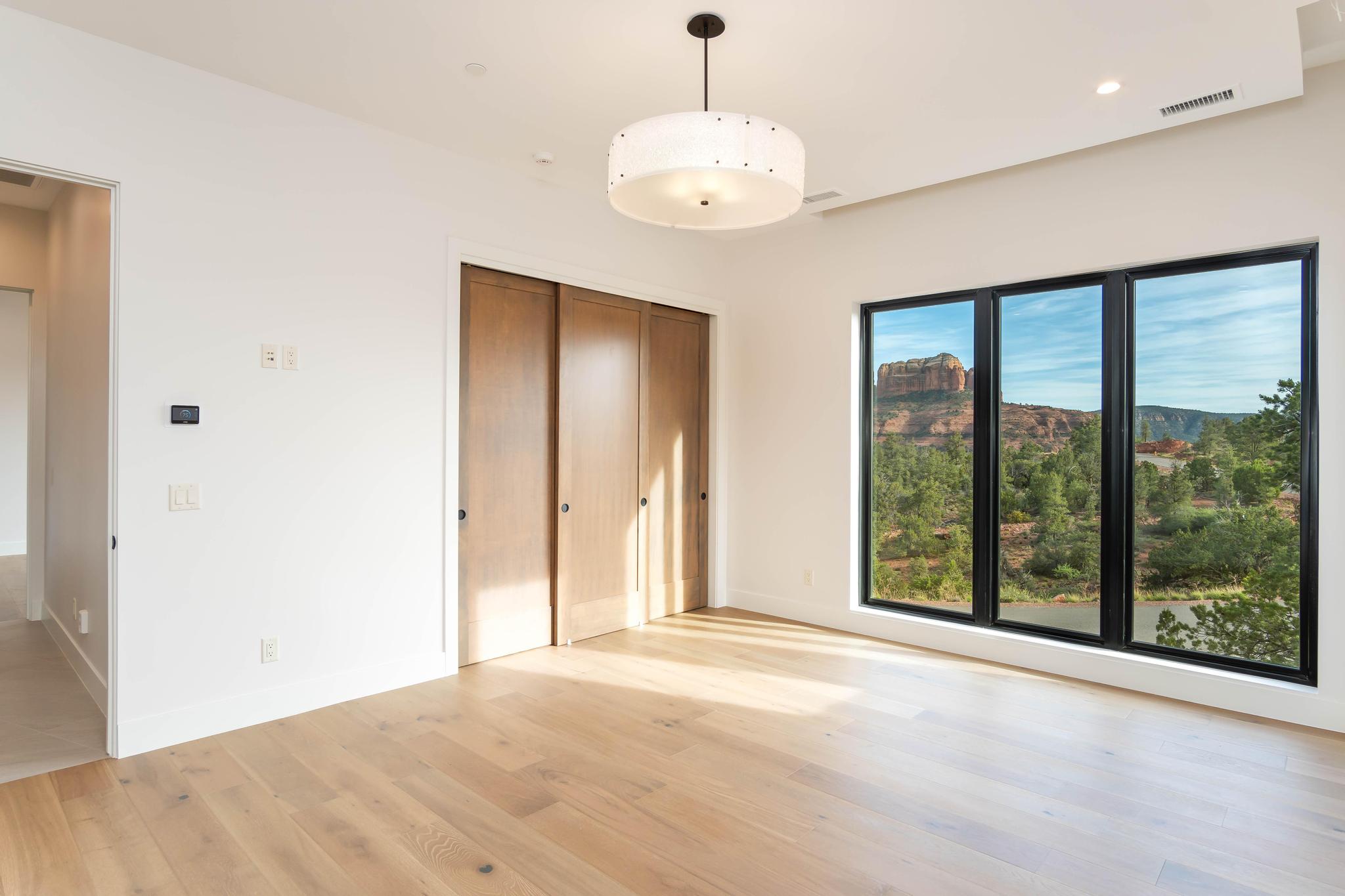 Textured Glass Drum Chandelier | Lawler Construction