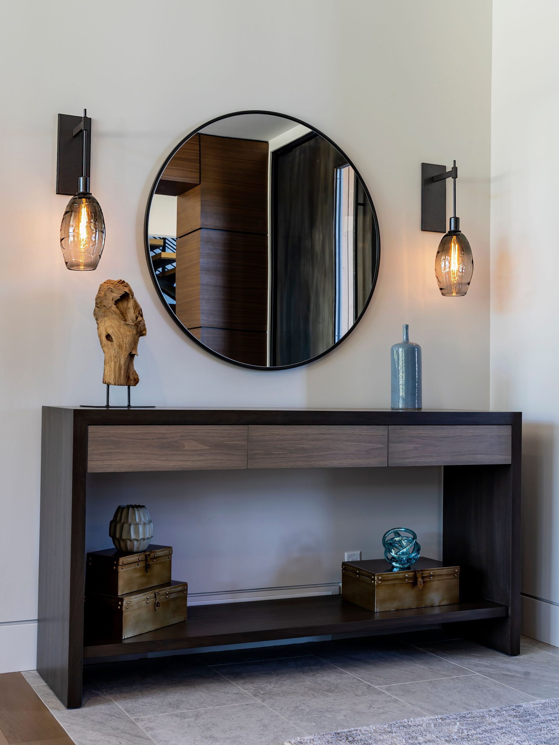 Ellisse Sconce | Michele King Interior Design, Jon Cook Photography