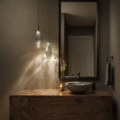 Rock Crystal Pendant | Johnson Interior Design