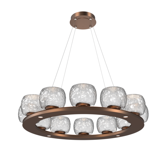 CHB0091-0C-BB-C-Hammerton-Studio-Vessel-36-inch-ring-chandelier-with-burnished-bronze-finish-and-clear-blown-glass-shades-and-LED-lamping