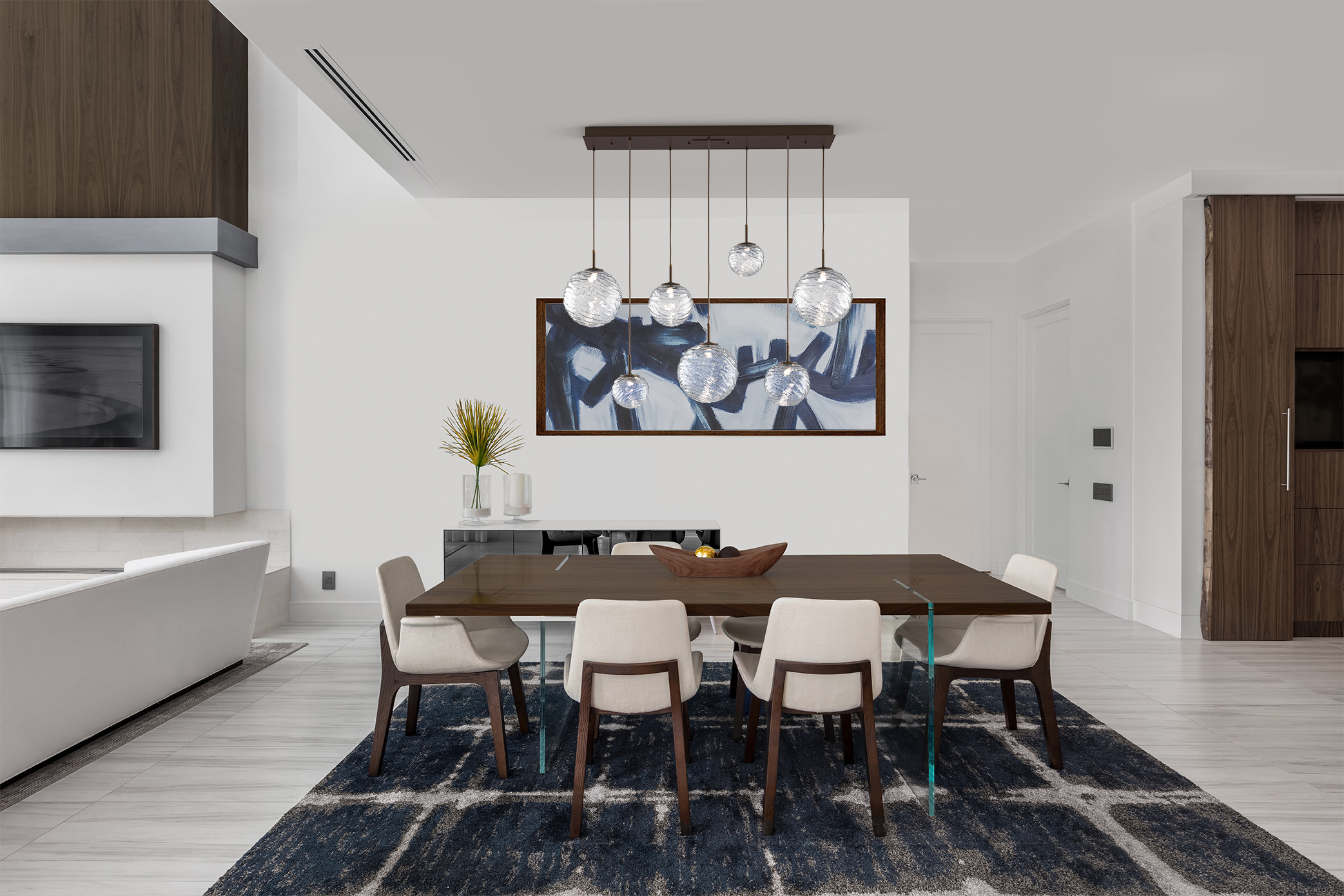 Gaia Linear Multi-Pendant Chandelier