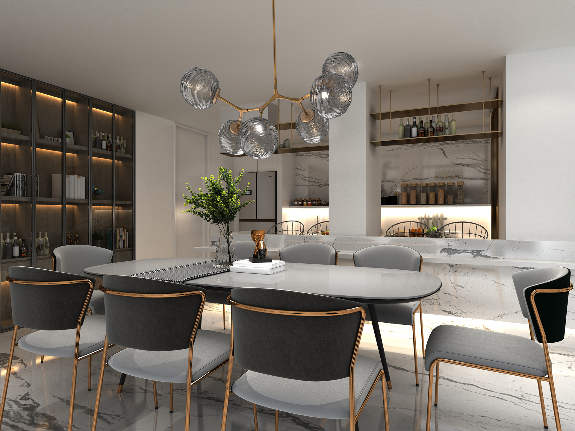 Gaia Modern Branch Chandelier