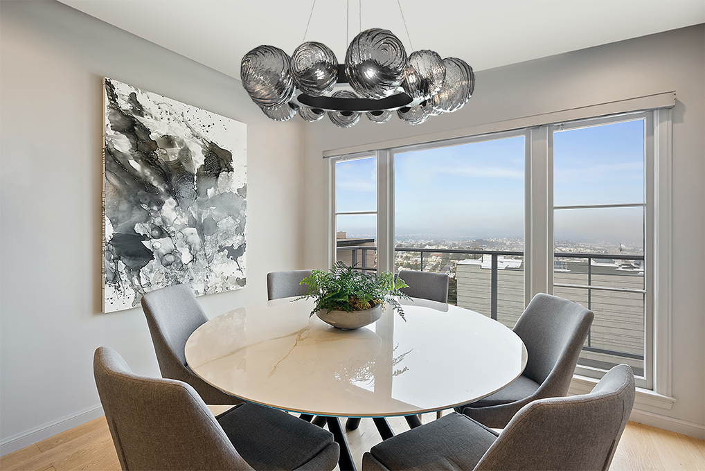 Gaia Radial Ring Chandelier