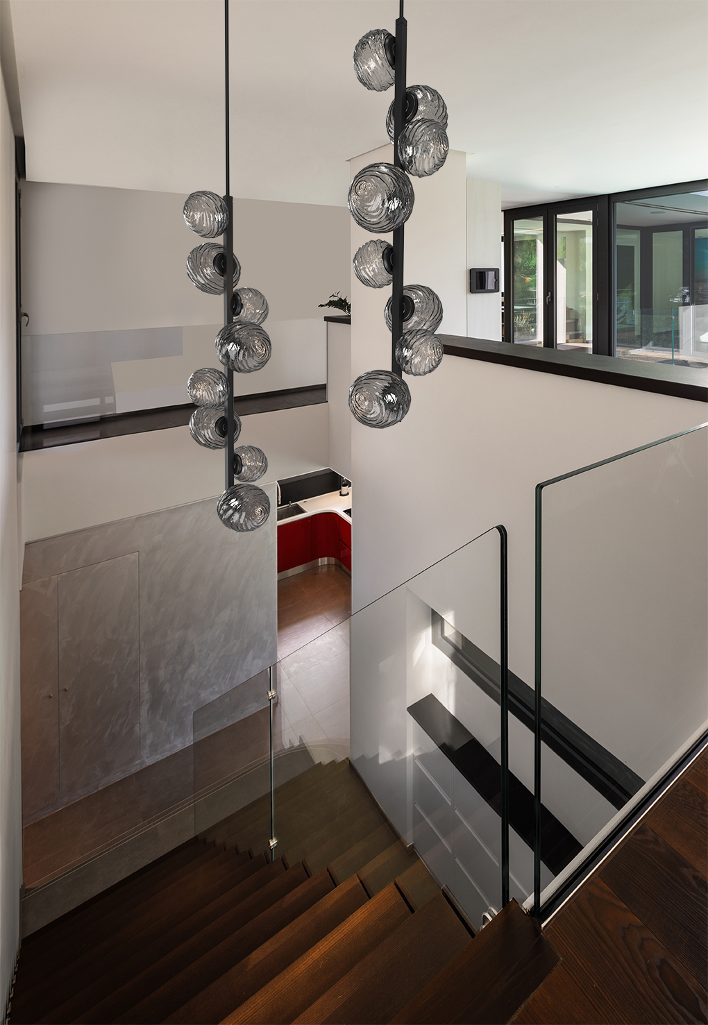 Gaia Twisted Vine Chandelier