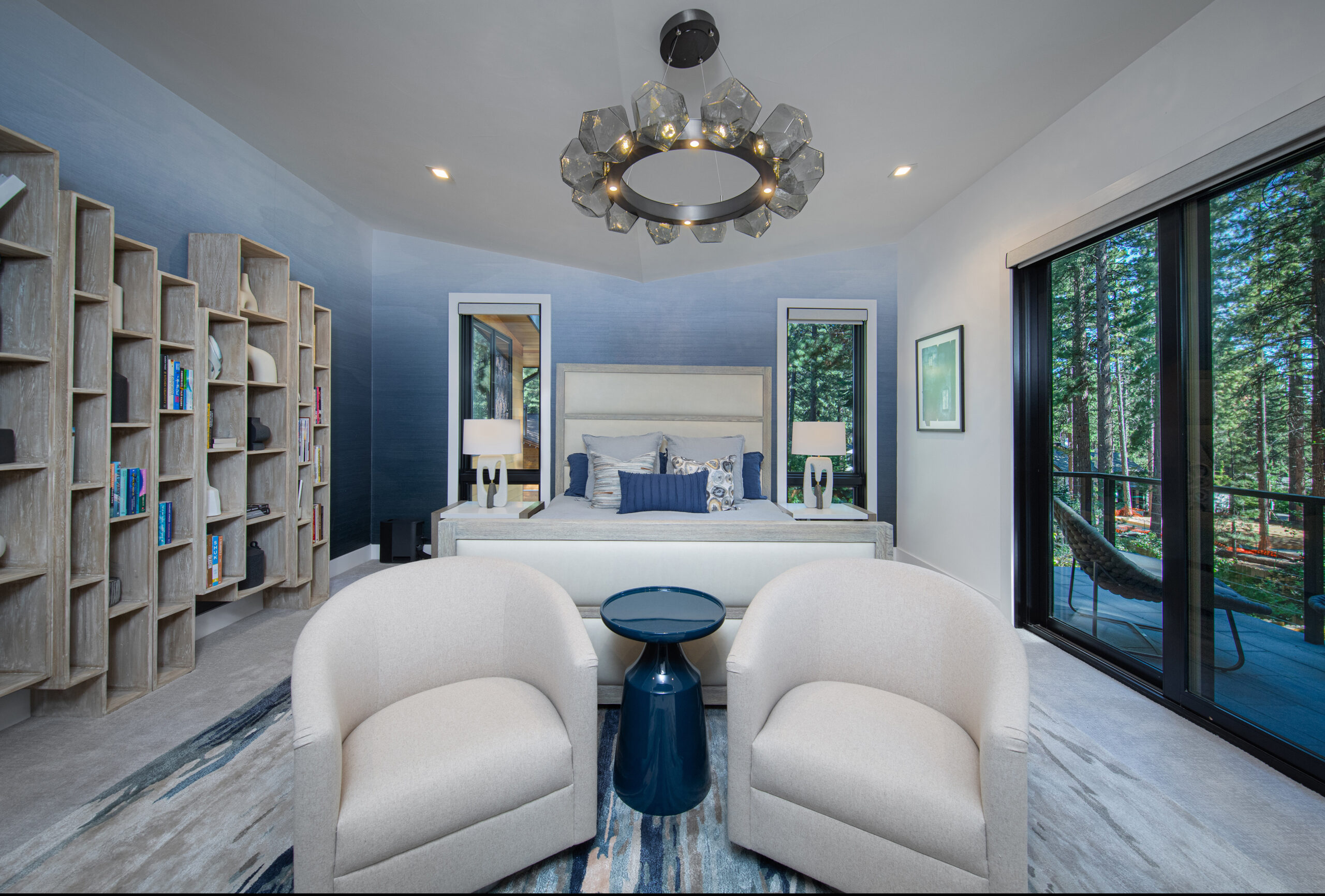Gem Ring Chandelier | Aspen Leaf Interiors, Tom Zikas
