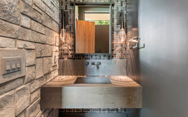 Raindrop Sconce | Bolder Spaces and LuxCraft, In House Photos