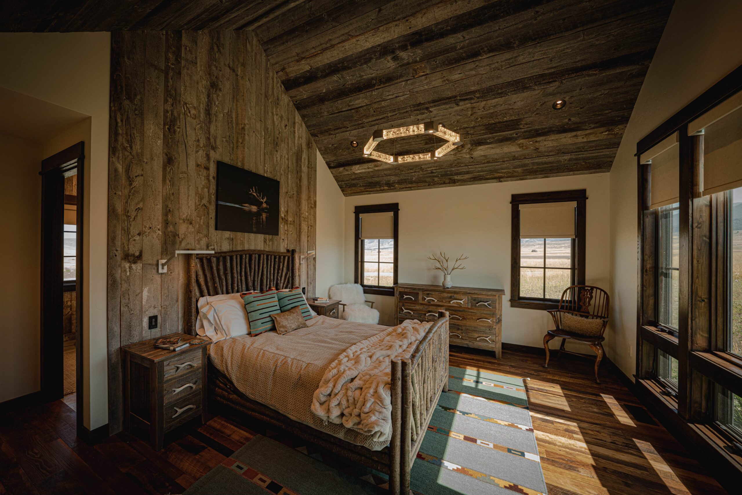Axis Hexagonal Ring Chandelier | Fishcamp Custom, Jody Marler
