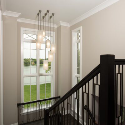 Textured Glass Pendant | SeBern Custom Homes, Matt Mansueto Photography