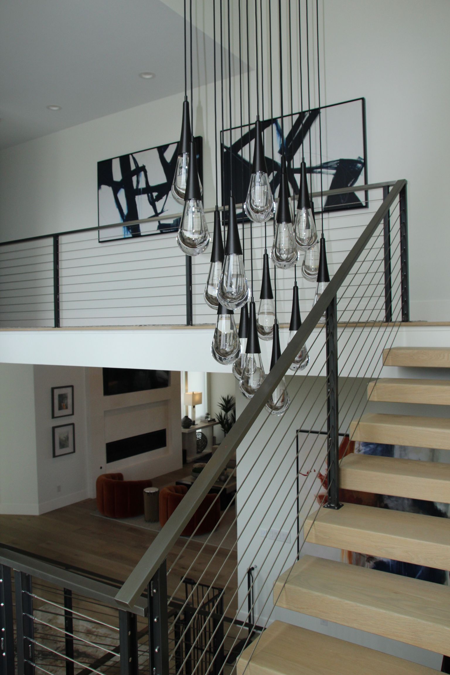 Raindrop Square Pendant Chandelier | Susan Weaver Design