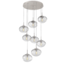 CHB0064-08-BS-C-Hammerton-Studio-Nebula-Nova-8-light-round-pendant-chandelier-with-beige-silver-finish-and-clear-blown-glass-shades-and-incandescent-lamping
