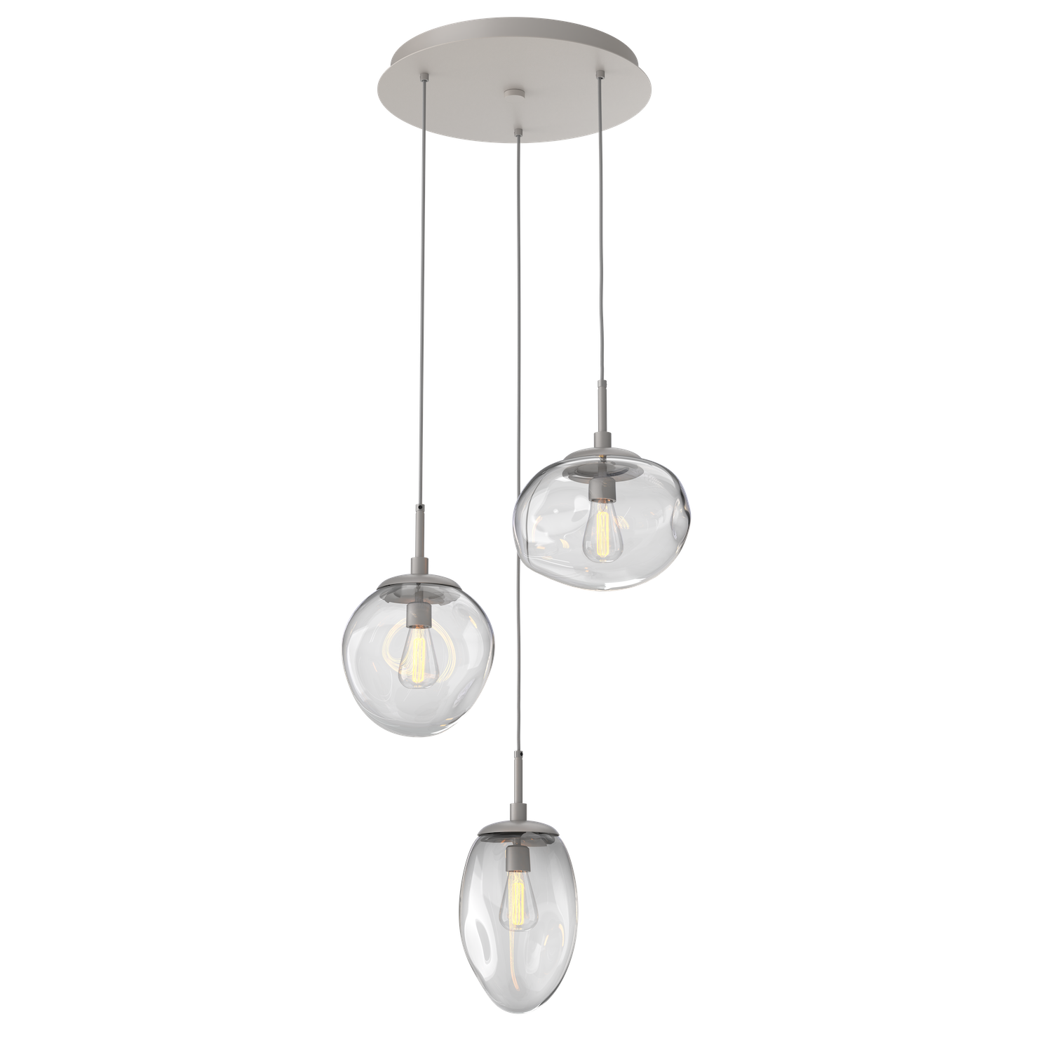 CHB0065-03-BS-C-Hammerton-Studio-Nebula-Cosmos-3-light-round-pendant-chandelier-with-beige-silver-finish-and-clear-blown-glass-shades-and-incandescent-lamping