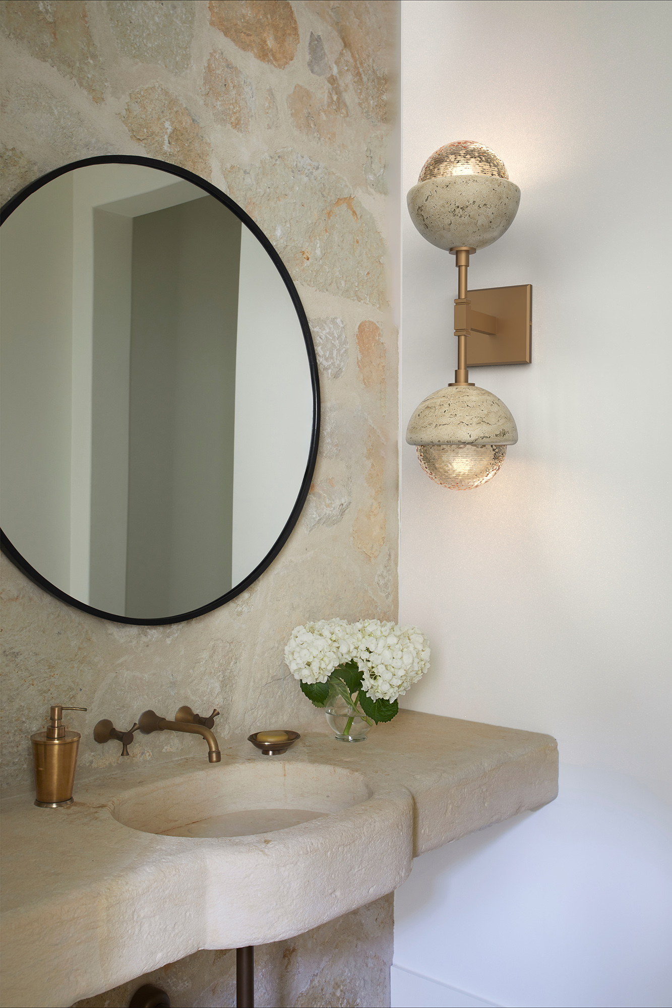 Cabochon Double Sconce