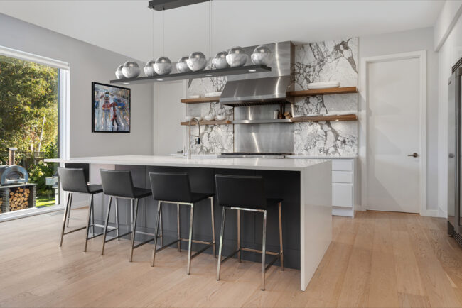 Cabochon Linear Chandelier | point3d Commercial Imaging