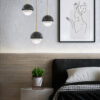 Cabochon Round Pendant Chandelier | Kam Idris Images