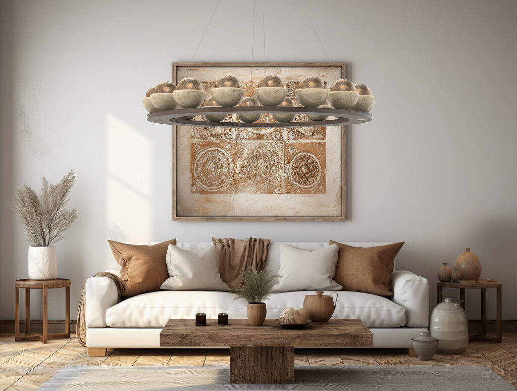 Cabochon Ring Chandelier