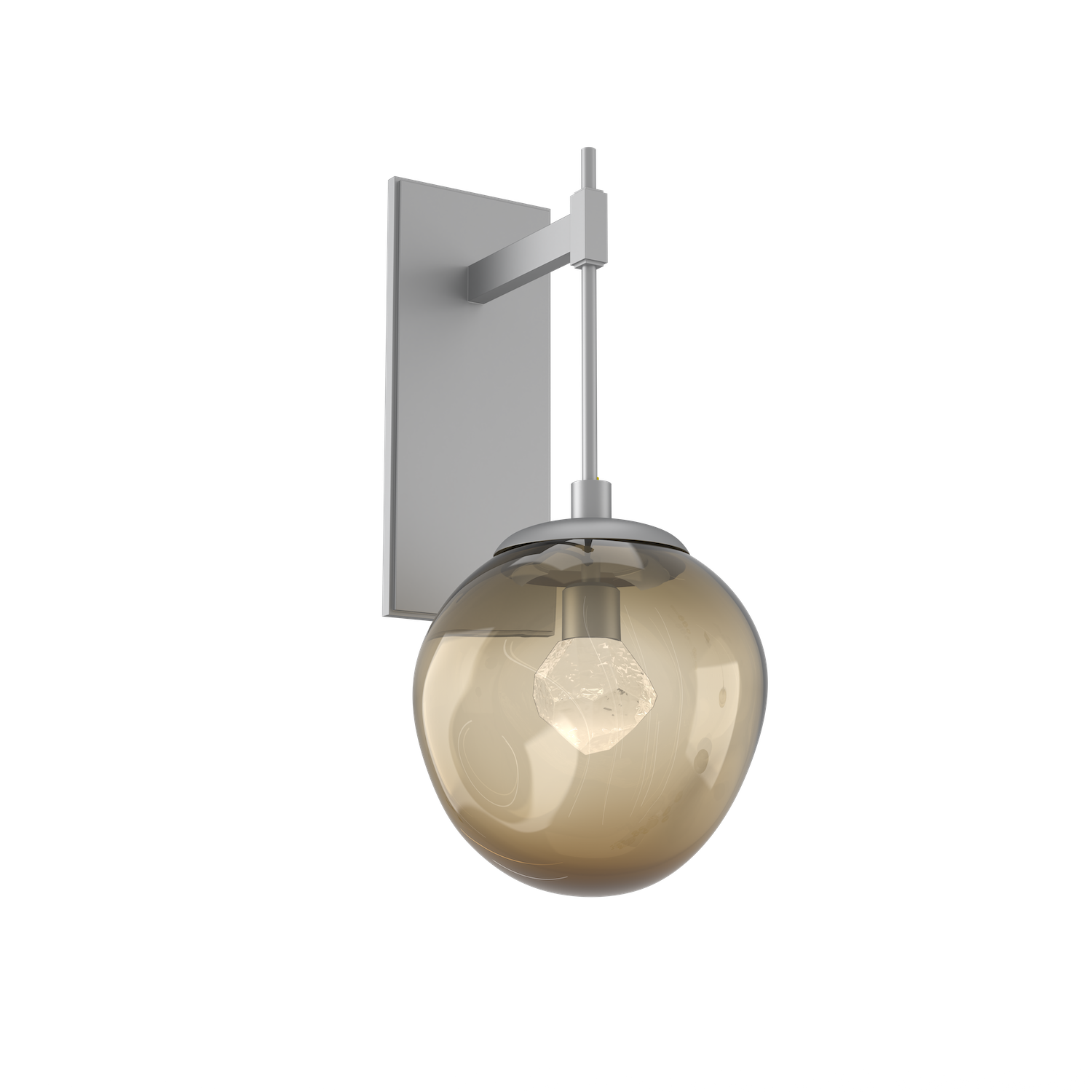 IDB0066-22-CS-ZB-Hammerton-Studio-Nebula-Aster-tempo-wall-sconce-with-classic-silver-finish-and-bronze-blown-glass-with-zircon-clear-cast-glass-diffusers-and-LED-lamping