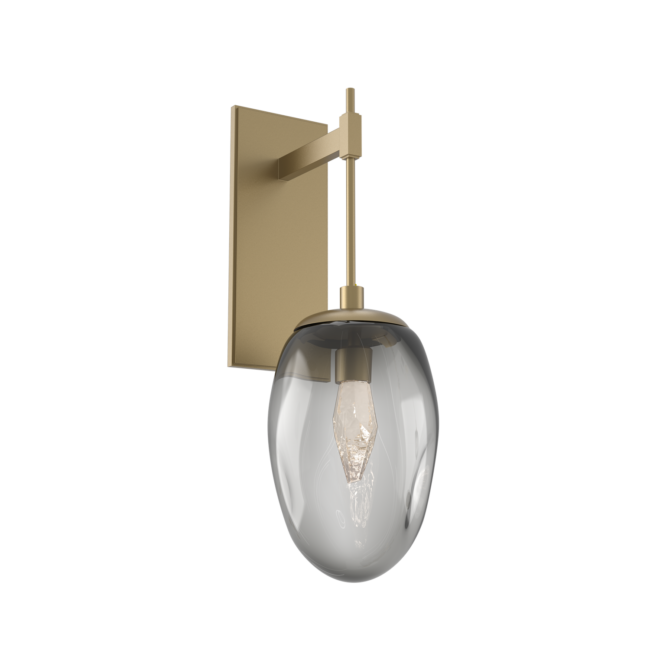 IDB0067-23-GB-GS-Hammerton-Studio-Nebula-Meteo-tempo-wall-sconce-with-gilded-brass-finish-and-smoke-blown-glass-with-geo-clear-cast-glass-diffusers-and-LED-lamping