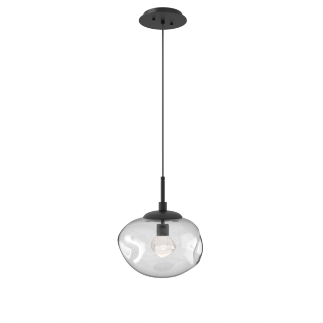 LAB0068-01-MB-ZC-Hammerton-Studio-Nebula-Nova-pendant-light-with-matte-black-finish-and-clear-blown-glass-with-zircon-clear-cast-glass-diffusers-and-LED-lamping