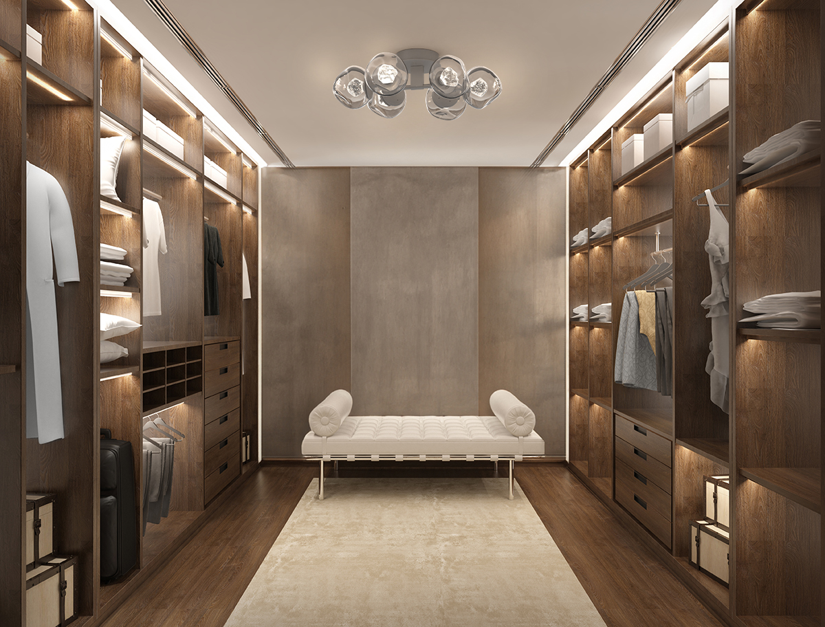 Luna Flush Mount Chandelier