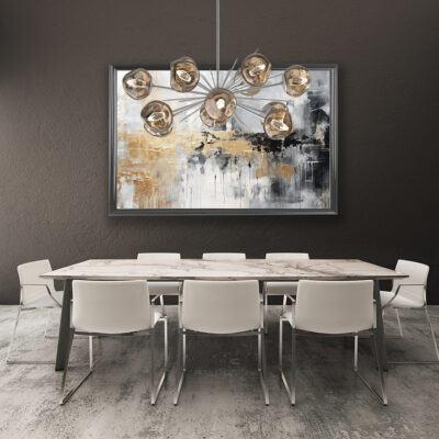 Luna Oval Starburst Chandelier