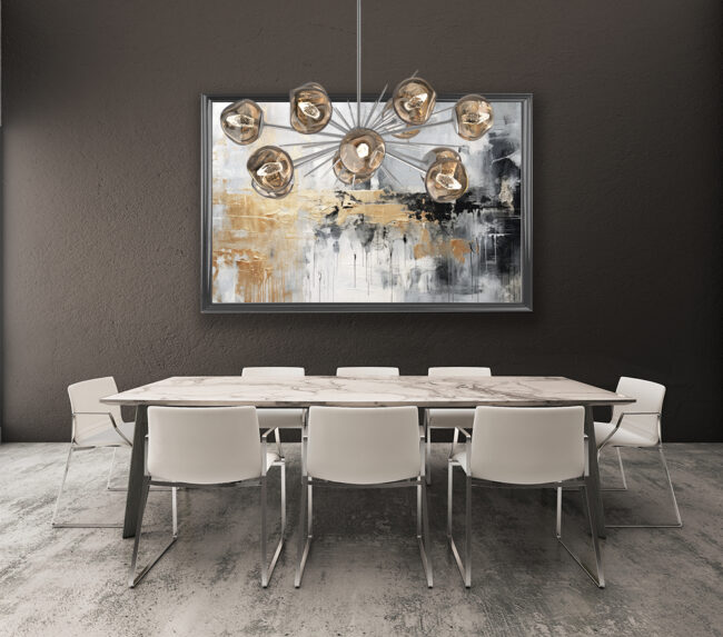 Luna Oval Starburst Chandelier